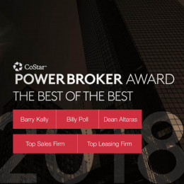 2018 CoStar Power Broker Recipient – NAI Puget Sound Properties