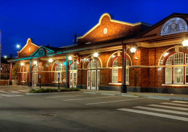 The Snohomish Depot is a 9,660 square foot professional space with a unique architectural design which replicates a 19th Century English Train Depot.