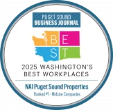 #1 - Puget Sound Business Journal's Best Places to Work - 2025